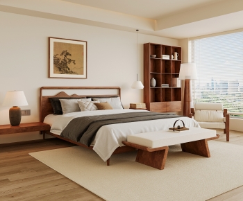 New Chinese Style Bedroom-ID:282613048