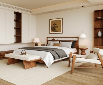 New Chinese Style Bedroom-ID:676798884