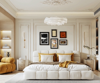 French Style Bedroom-ID:705565936