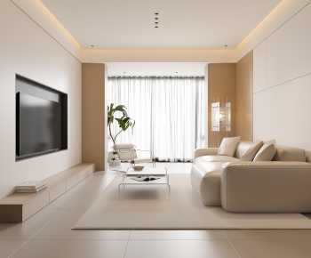 Modern A Living Room-ID:280880941