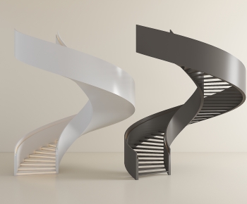 Modern Rotating Staircase-ID:489630946