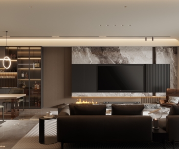 Modern A Living Room-ID:970478062