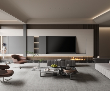 Modern A Living Room-ID:456686973