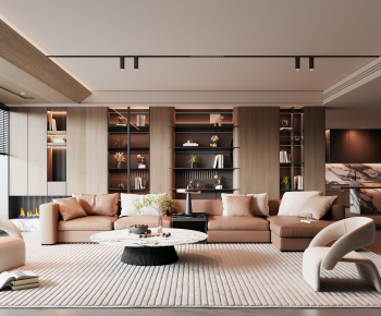 Modern A Living Room-ID:968709957