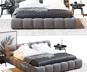 Modern Double Bed-ID:239706046