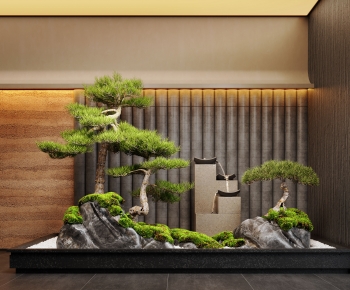 New Chinese Style Plant Landscaping-ID:580125094