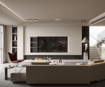 Modern A Living Room-ID:237677109