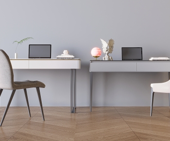 Modern Computer Desk And Chair-ID:503834013