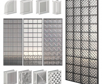 Modern Glass Screen Partition-ID:499069938