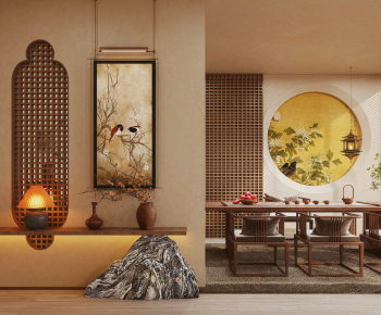 New Chinese Style Tea House-ID:486428985