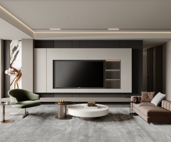 Modern A Living Room-ID:667180065