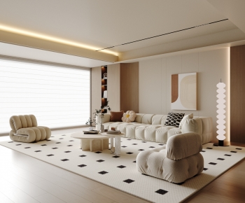 Modern A Living Room-ID:378488063