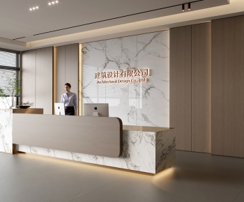 Modern Office Reception Desk-ID:272787097