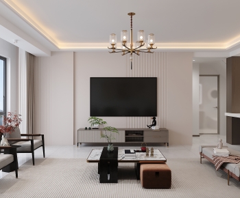 Modern A Living Room-ID:272392992