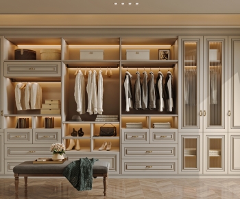 French Style Clothes Storage Area-ID:189289098