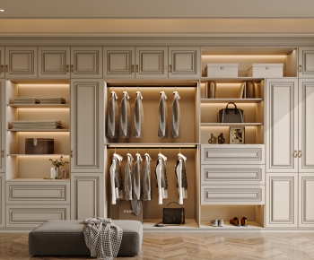 French Style Clothes Storage Area-ID:721259162