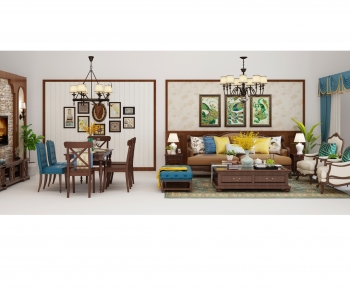 American Style A Living Room-ID:984303955