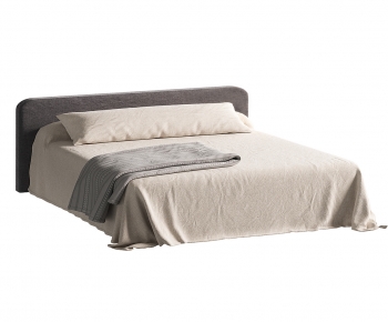 Modern Double Bed-ID:577002052