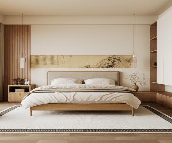 New Chinese Style Bedroom-ID:287193067