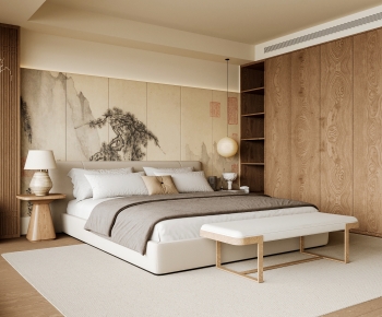 New Chinese Style Bedroom-ID:533837086