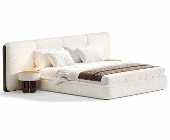 Modern Double Bed-ID:947479014