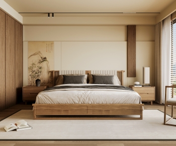 New Chinese Style Bedroom-ID:831374883