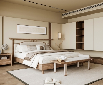 New Chinese Style Bedroom-ID:212522989