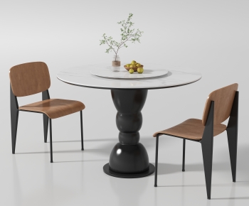 Modern Dining Table And Chairs-ID:487797988