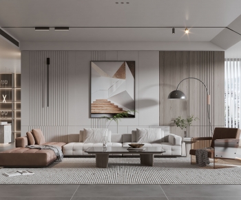 Modern A Living Room-ID:395483022