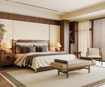 New Chinese Style Bedroom-ID:285251191