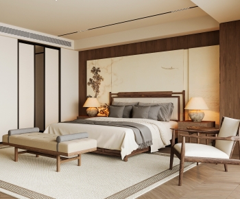 New Chinese Style Bedroom-ID:847685106