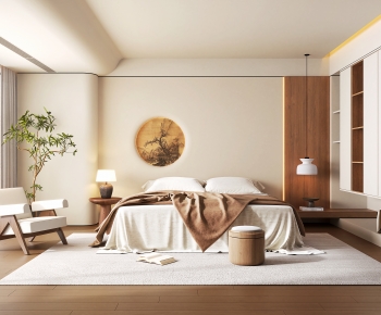 New Chinese Style Bedroom-ID:364485034