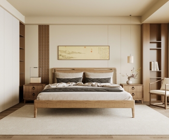 New Chinese Style Bedroom-ID:758991967