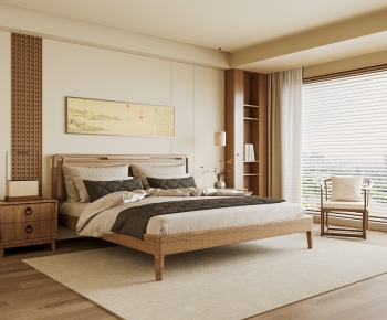 New Chinese Style Bedroom-ID:212486033