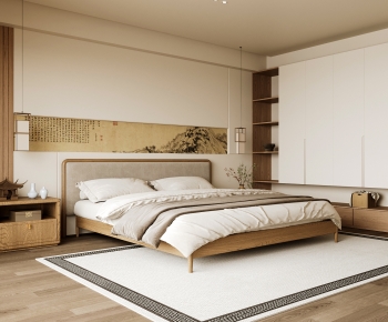 New Chinese Style Bedroom-ID:921118026