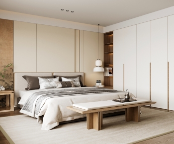 New Chinese Style Bedroom-ID:737607961