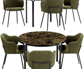 Modern Dining Table And Chairs-ID:385091079