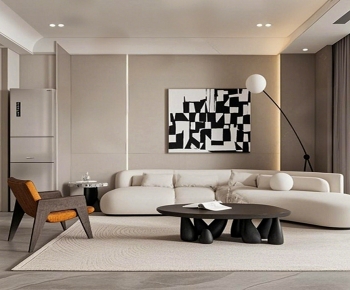 Modern A Living Room-ID:364489081