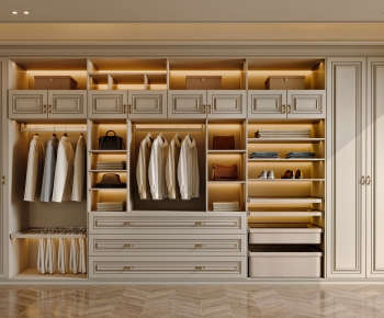 French Style Clothes Storage Area-ID:447479966