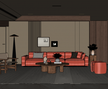 Modern A Living Room-ID:483515028