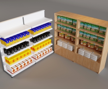 Modern Supermarket Shelf-ID:843714957