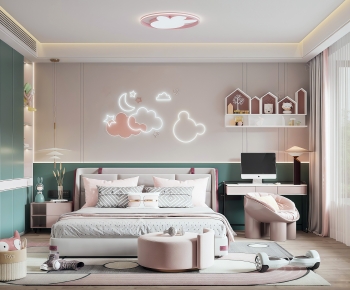 Modern Girl's Room Daughter's Room-ID:643212084