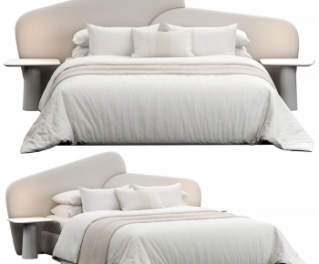 Modern Double Bed-ID:723331931