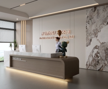 Modern Office Reception Desk-ID:272002942