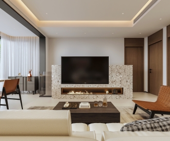 Modern A Living Room-ID:354655987