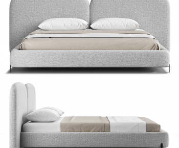 Modern Double Bed-ID:824505094