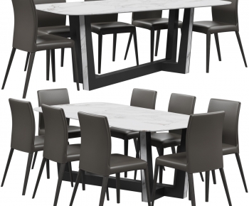 Modern Dining Table And Chairs-ID:934236057