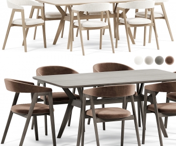 Modern Dining Table And Chairs-ID:328140978