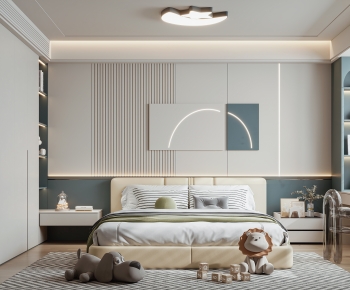 Modern Boy's Room And Son's Room-ID:546425108