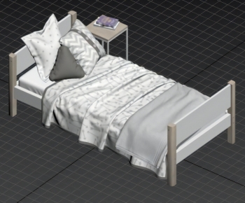Modern Child's Bed-ID:963068017